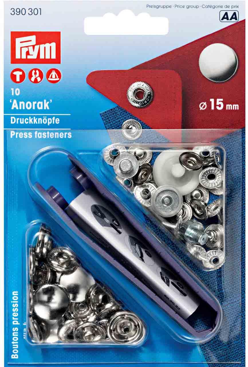 Prym press fasteners Anorak 15 mm