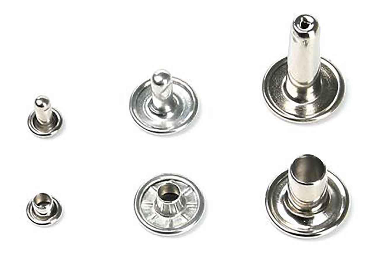 Eyelet with ring, 10 pcs.