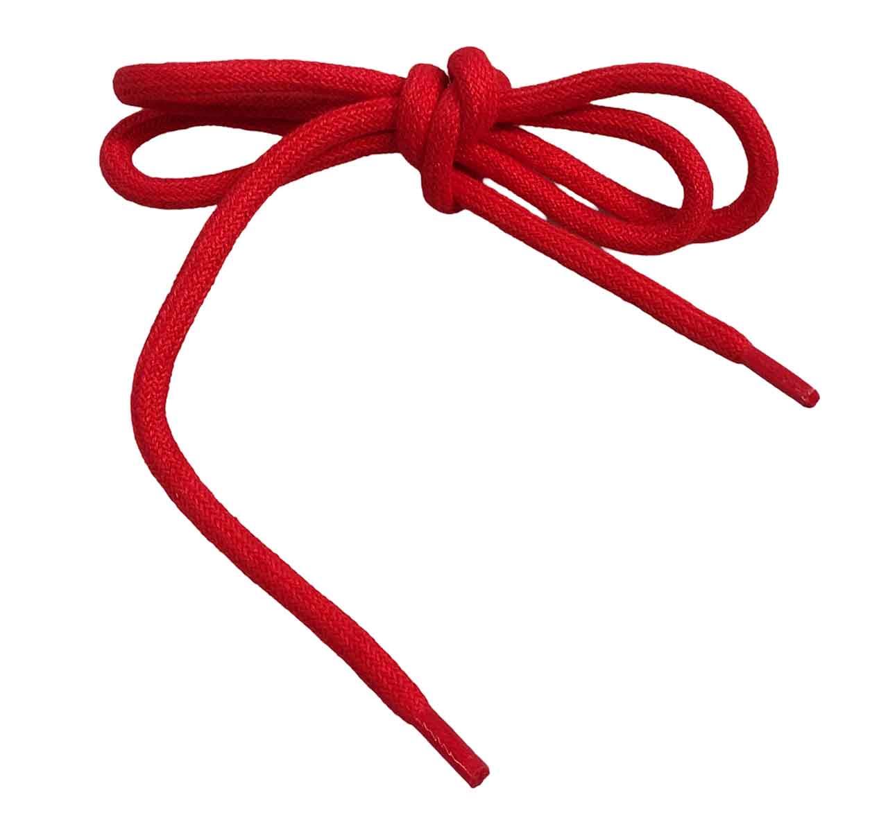 Laces, round,Red, 90 cm, pair.