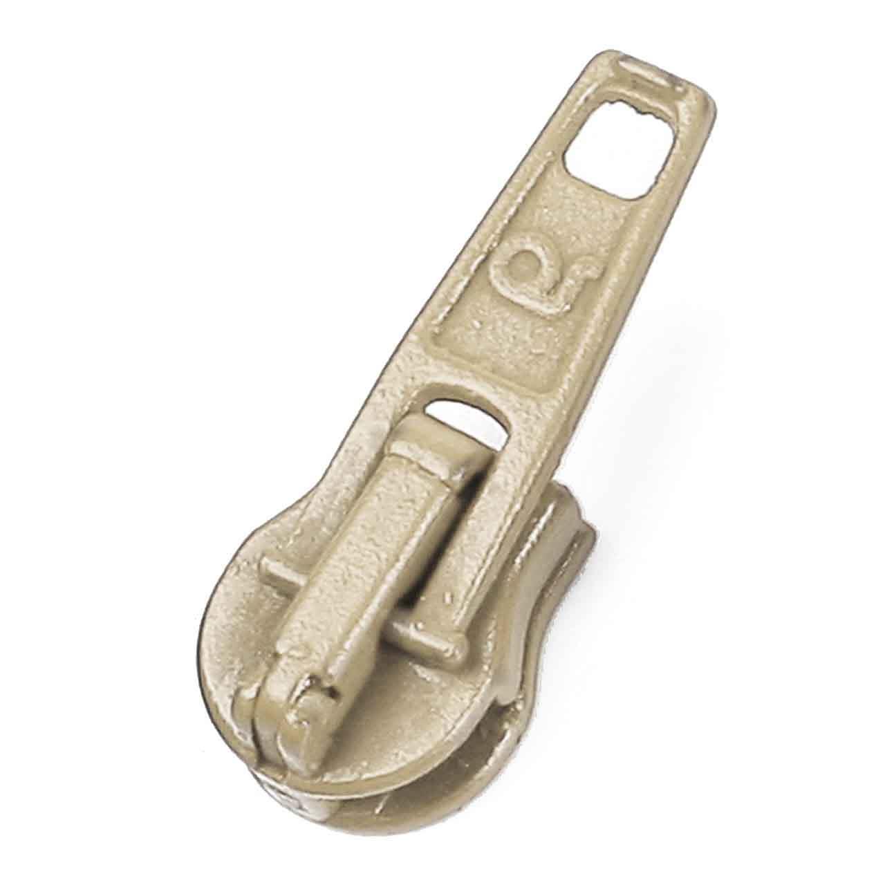 Automatic zip slider, beige
