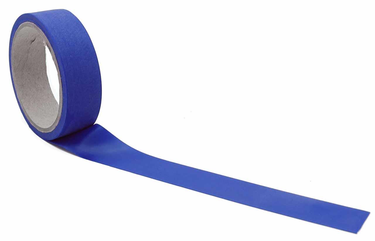 Latexstreifen, 200 cm, Blau, 0,60 mm Latex, Breite: 1 cm