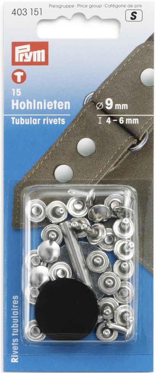 Prym tubular rivets 4-6 mm