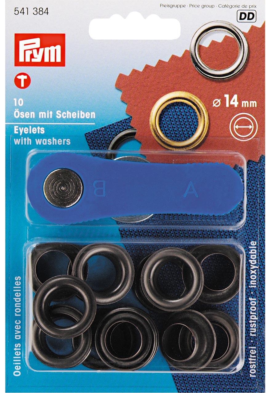 Prym eyelets with washers 14 mm