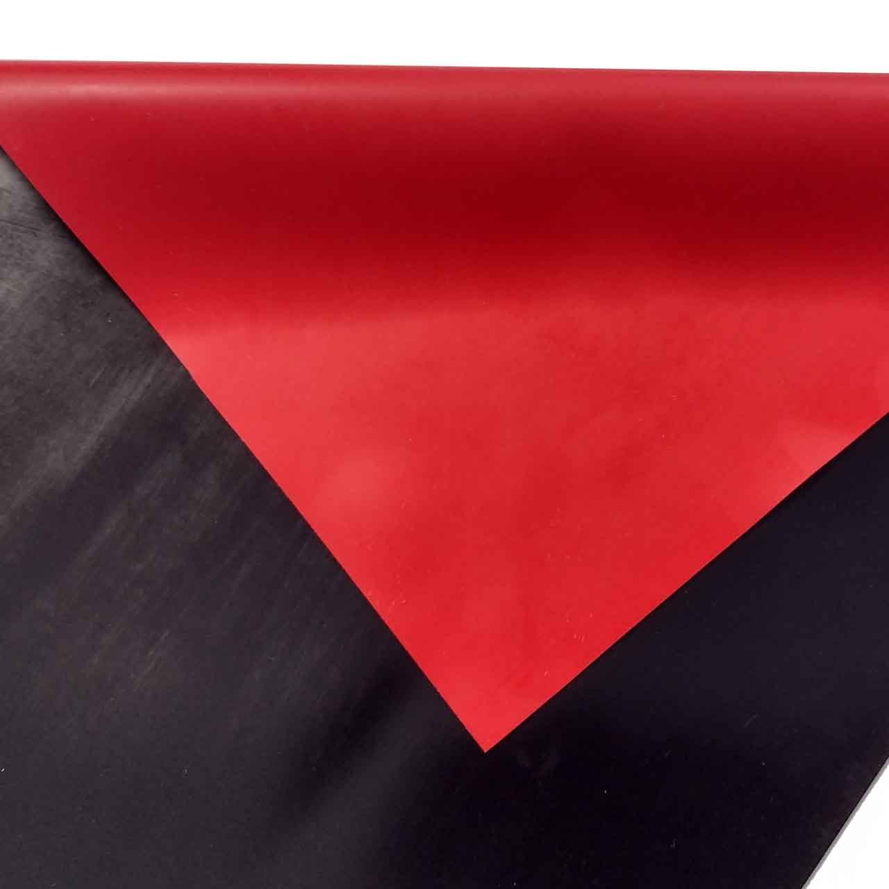 Black/red latex sheet