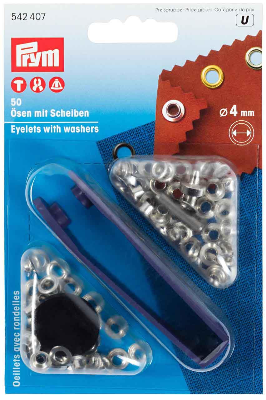 Prym eyelets with washers 4 mm